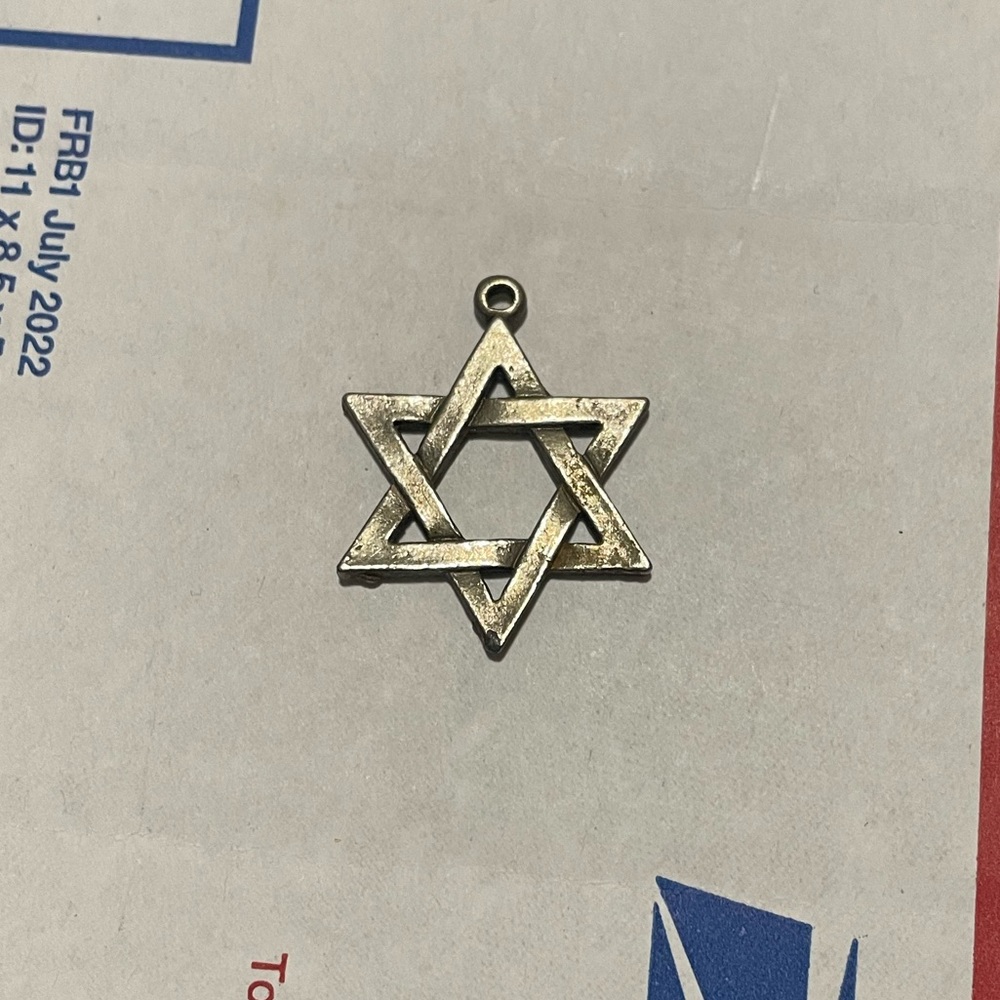 Star of David Necklace Pendant